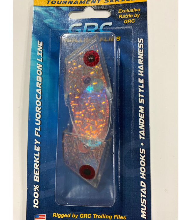 GRC Trolling Flies GRC TOURNAMENT CUT BAIT HEADS 2PK UV PEARL