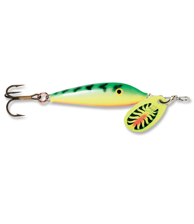 Blue Fox BLUE FOX VIBRAX MINNOW SP 3/16OZ FIRETIGER
