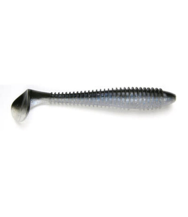 KEITECH KEITECH FAT SWING IMPACT 3.8" BLACK SHAD