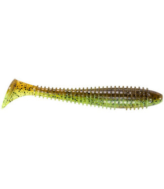 KEITECH KEITECH FAT SWING IMPACT 3.8" GREEN PUMPKIN CHARTREUSE
