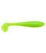 KEITECH KEITECH FAT SWING IMPACT 3.8" CLEAR CHARTREUSE GLOW