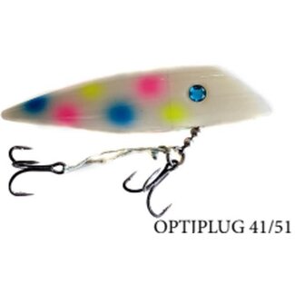 OPTI TACKLE OPTI J-PLUG 4" WONDERBREAD GLOW