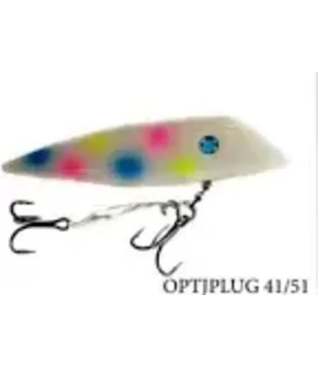 OPTI TACKLE OPTI J-PLUG 4" WONDERBREAD GLOW