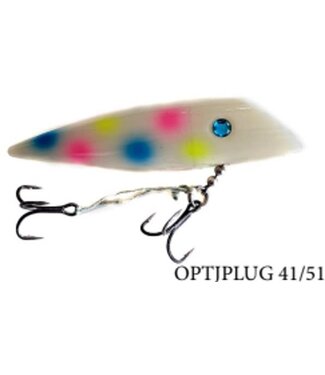 OPTI TACKLE OPTI J-PLUG 5" WONDERBREAD GLOW
