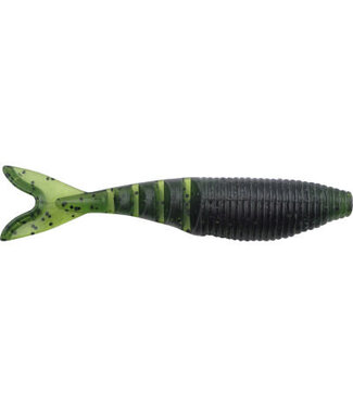 GARY YAMAMOTO CUSTOM BAITS YAMAMOTO ZAKO 4" WATERMELON/BLACK FLK 6pk