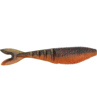 GARY YAMAMOTO CUSTOM BAITS YAMAMOTO 4" ZAKO WATERMELON W/COPPER/ORANGE W/RED FLAKE 6pk