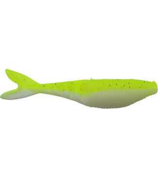 GARY YAMAMOTO CUSTOM BAITS GARY YAMAMOTO ZAKO 4" CHARTREUSE SHAD LAMINATE 6pk
