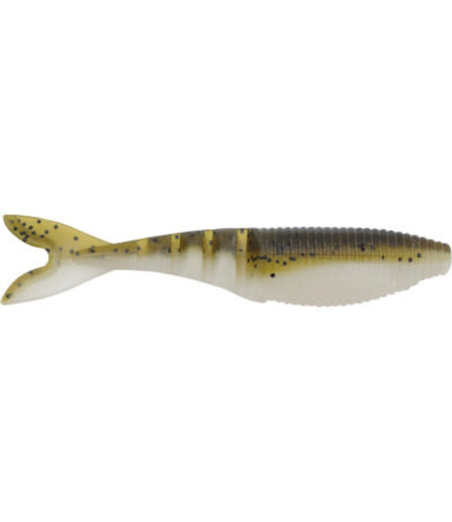 GARY YAMAMOTO CUSTOM BAITS YAMAMOTO 4" ZAKO GREEN PUMPKIN W/BLACK/WHITE 6pk