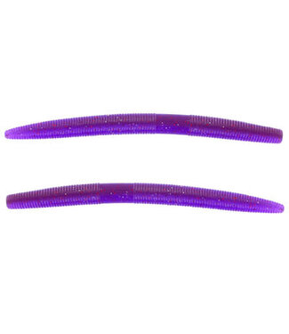 GARY YAMAMOTO CUSTOM BAITS YAMAMOTO 5" SENKO BROWN PURPLE LAMINATE W/SILVER RED FLAKE 10pk