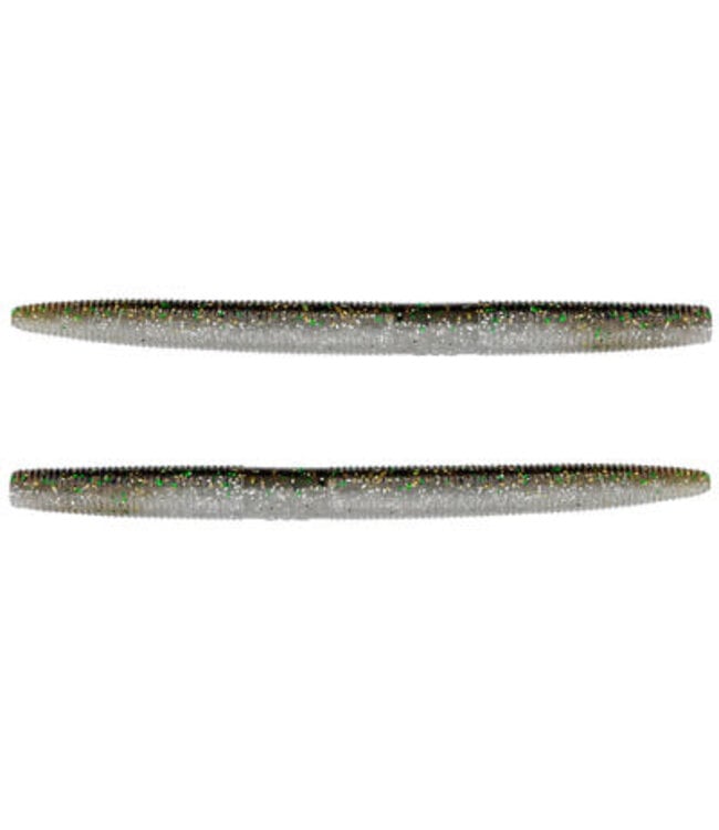 GARY YAMAMOTO CUSTOM BAITS YAMAMOTO 5" SENKO LAMINATE GREEN FLASH 10pk