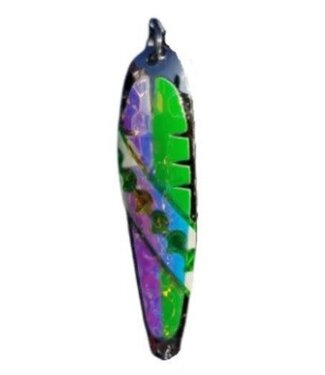 Northeast Troller NORTHEAST TROLLER TROLLING SPOON 3.75" GREEN CHIN MUSIC