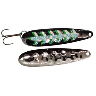 Northeast Troller NORTHEAST TROLLER TROLLING SPOON 3.75" GREEN WIDOW GLOW (TSGL109)