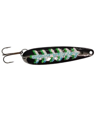 Northeast Troller NORTHEAST TROLLER TROLLING SPOON 4.5" GREEN WIDOW GLOW