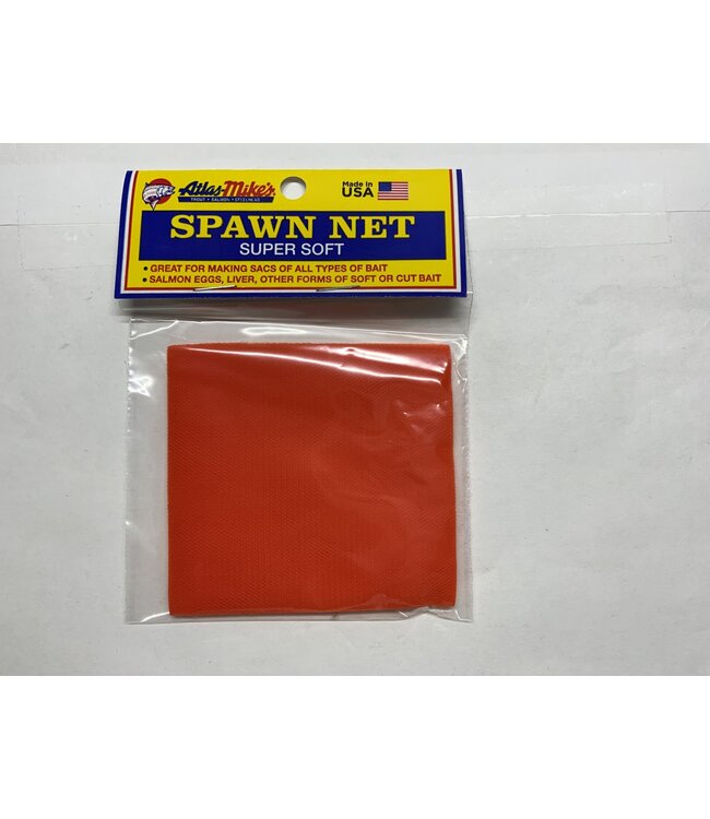 Atlas Mike's ATLAS MIKE'S SPAWN NET 3" X 3" Squares Orange