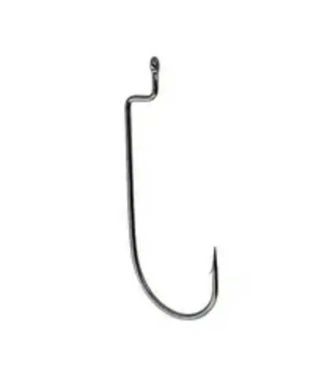 Gamakatsu Gamakatsu Worm Offset Black Size 2/0 6pk