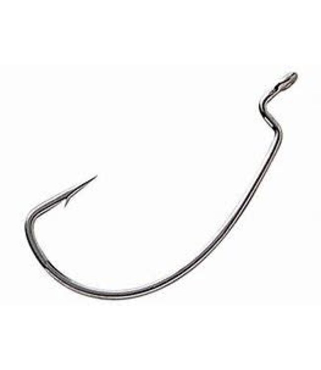 Gamakatsu Gamakatsu Worm Offset EWG Black Size 2/0 6pk