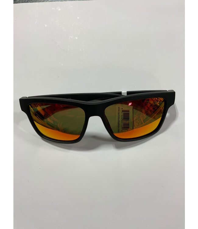 Suncloud Polarized Optics SUNCLOUD A-TEAM MATTE BLACK / POLARIZED / RED MIRROR