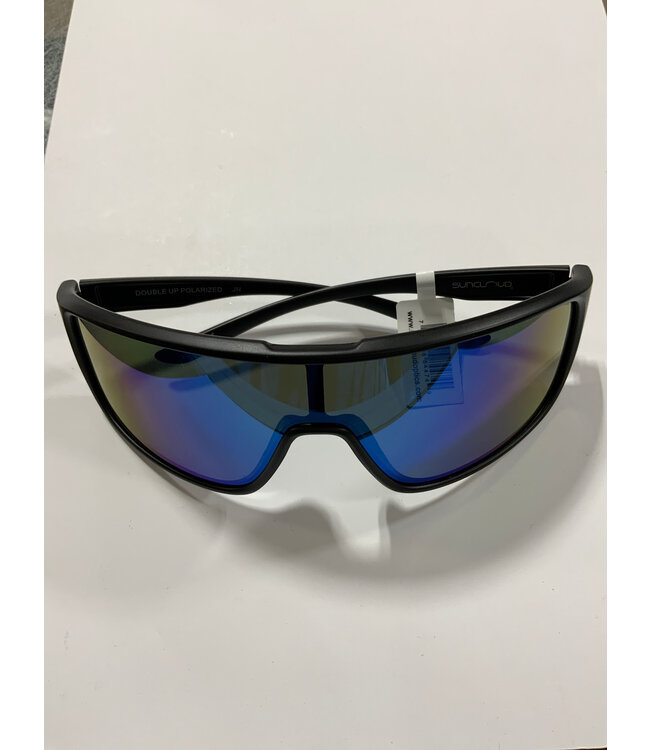 Suncloud Polarized Optics SUNCLOUD DOUBLE UP MATTE BLACK / POLARIZED / BLUE MIRROR