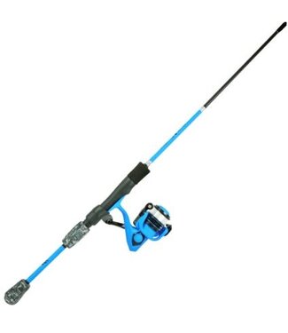 OKUMA FISHING TACKLE CORP. Okuma X-Otic Spinning Combo 20EB reel w/ 6' ML 2pc rod with line blue
