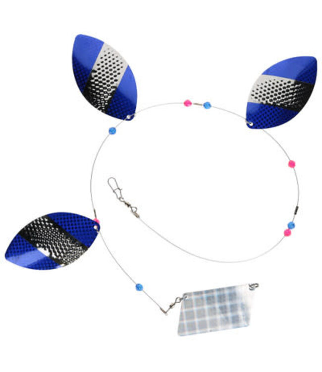 HAMMERHEAD TACKLE HAMMERHEAD COWBELLS  4/0  SILVER CUP  -  BLUE  FL460