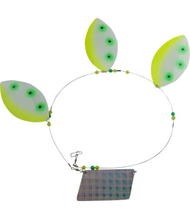 HAMMERHEAD TACKLE HAMMERHEAD COWBELLS  5/0  5.25" -  TROUT ALIEN  AL5216