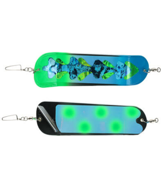Gibbs-Delta Tackle STINGER 8" FLASHER DOTTED BOMB UV (FishUSA Exclusive)