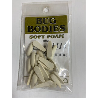 Wapsi FOAM BUG BODIES, #10 ANT, WHITE B10A001