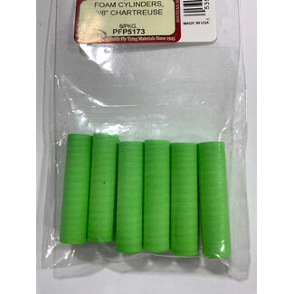Wapsi FOAM CYLINDERS, 3/8" CHARTREUSE PFP5173