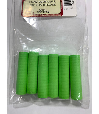 Wapsi FOAM CYLINDERS, 3/8" CHARTREUSE PFP5173