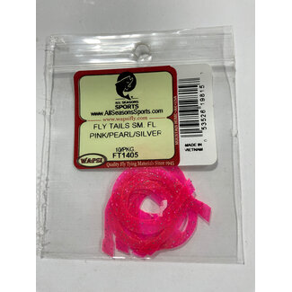 Wapsi FLY TAILS SM. FL. PINK/PEARL/SILVER FT1405