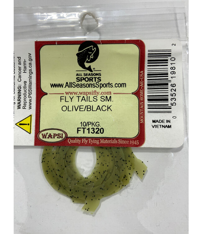 Wapsi FLY TAILS SM. OLIVE/BLACK FT1320