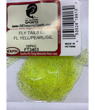 Wapsi FLY TAILS LG. FL.YELL/PEARL/SIL FT3403