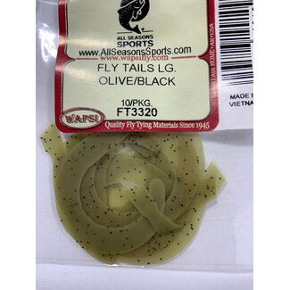 Wapsi FLY TAILS LG. OLIVE/BLACK FT3320