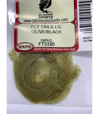 Wapsi FLY TAILS LG. OLIVE/BLACK FT3320