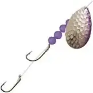 NORTHLAND FISHING TACKLE (WSR5-HNP) NORTHLAND WALLEYE CRAWLER HAULER HAMMERED NICKEL PURPLE