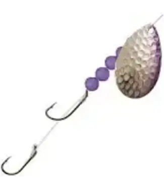 NORTHLAND FISHING TACKLE (WSR5-HNP) NORTHLAND WALLEYE CRAWLER HAULER HAMMERED NICKEL PURPLE