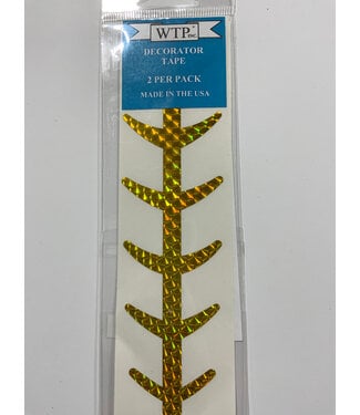 WTP INC. WTP INC, LADDER BACK GOLD PRISM 7" 2pk