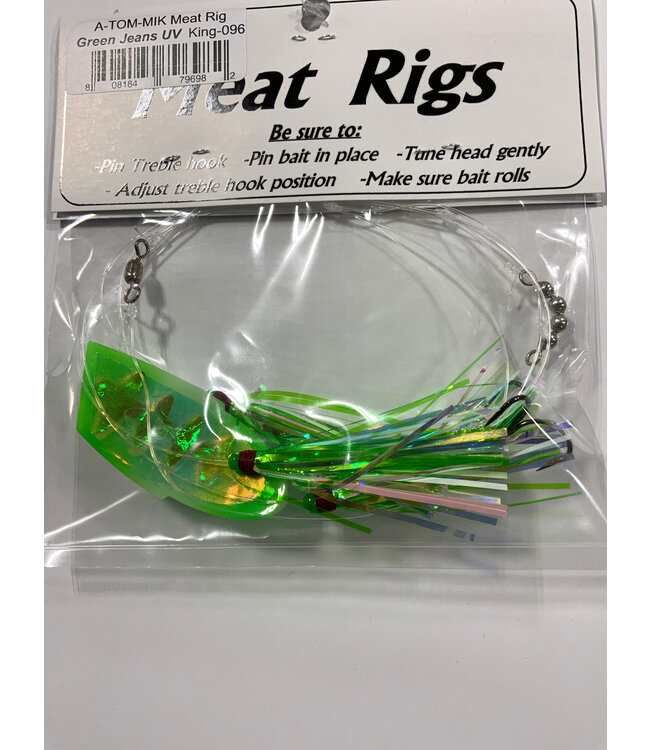 A-TOM-MIK MFG. (KING-096) A-TOM-MIK KING MEAT RIG GREEN JEANS UV