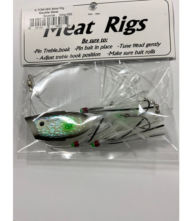 A-TOM-MIK MFG. (KING-095) A-TOM-MIK KING MEAT RIG DOUBLE GLOW SEASICK