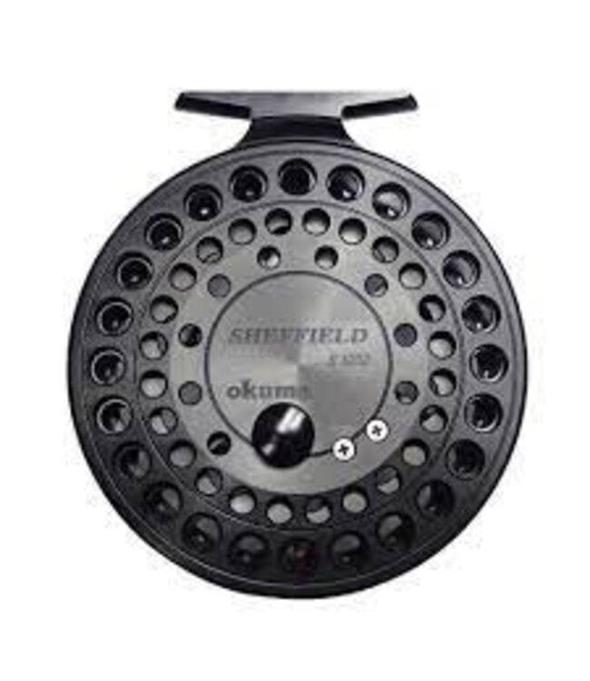 OKUMA FISHING TACKLE CORP. Sheffield Okuma S1002 Series Centerpin Reel Black
