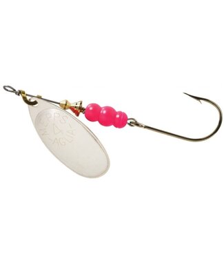 SHELDONS (MEPPS) (TSB4PR PK-S) MEPPS AGLIA 1/3 OZ PINK / SILVER (SALMON RIVER LEGAL SINGLE)