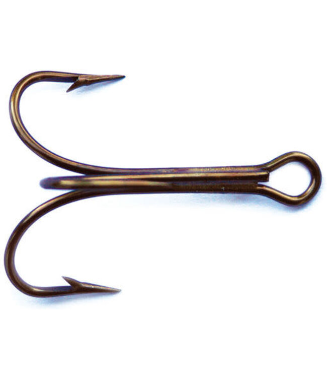 Mustad (3551-BR-3/0-25) MUSTAD TREBLE HOOKS 3/0