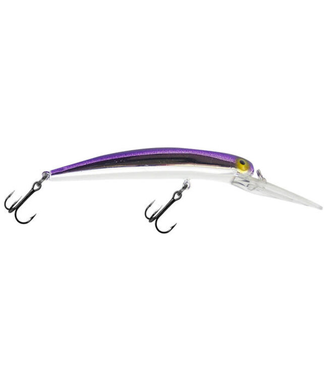 BAY RAT LURES LONG DEEP 5-1/4" 14-17' DEPTH 15/32 OZ PURPLE CHROME  LD