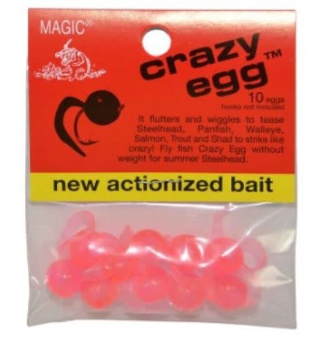 Magic MAGIC CRAZY EGGS 10/PK, FLO PINK