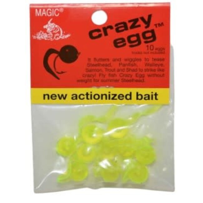 Magic MAGIC CRAZY EGGS 10/PK, CHARTREUSE