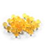 CLEARDRIFT CLEARDRIFT SOFT BEADS - CLEAR - 8MM - 40PK - NATURAL ORANGE