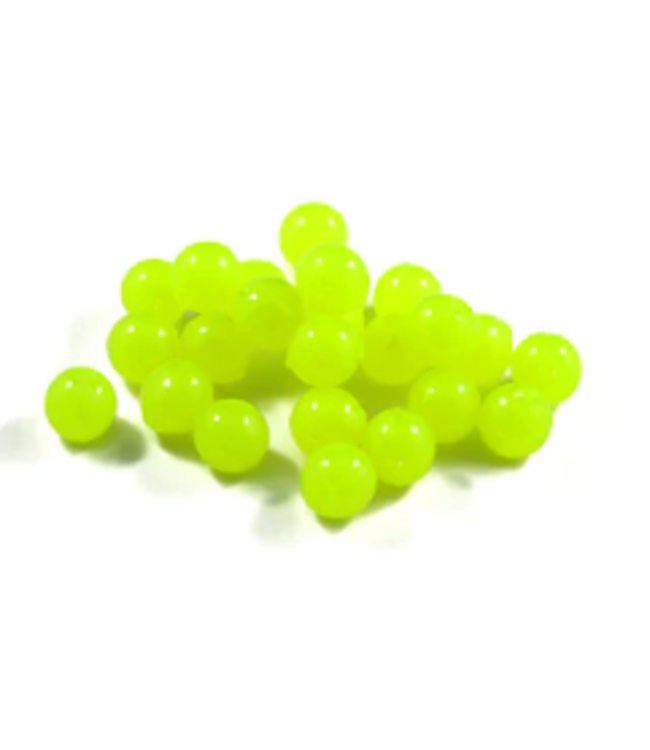 CLEARDRIFT CLEARDRIFT SOFT BEADS - GLOW - 8MM - 24PK - CHARTREUSE