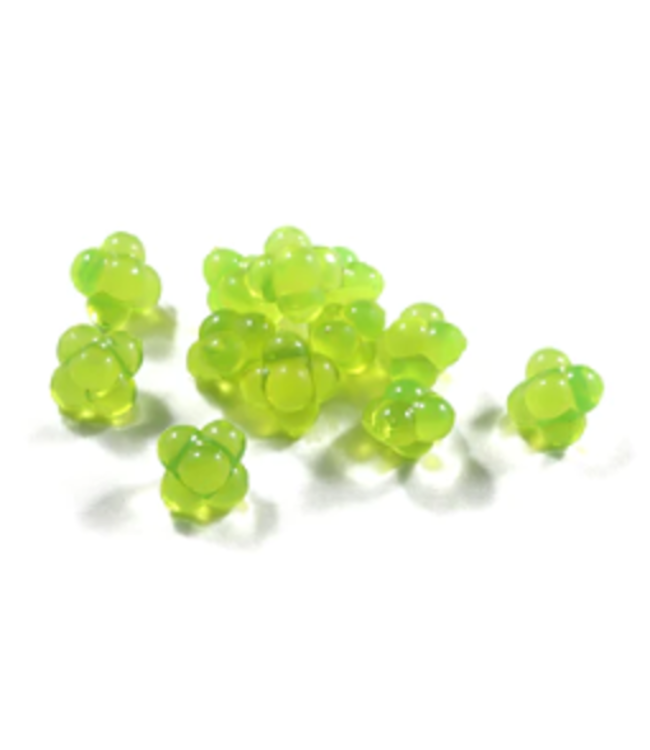 CLEARDRIFT CLEARDRIFT - EGG CLUSTER - MEDIUM - 12PK - CLEAR CHARTREUSE