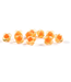 CLEARDRIFT CLEARDRIFT - EGG CLUSTER - EMBRYO - MEDIUM - 10PK - NATURAL ORANGE / ORANGE DOT