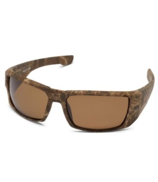 Fisherman Eyewear Fisherman Eyewear Bayou Brown Terrain Rubberized Frame / Brown Lens S/M